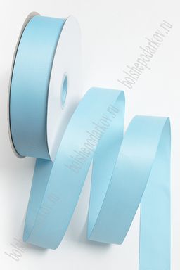 Лента репсовая 4 см*100 ярд "1 сорт" (SF-5928) голубой №97