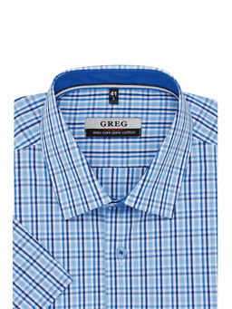 Сорочка мужская короткий рукав GREG 225/201/6141/Z/1p  фото 3