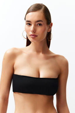 TRENDYOLMILLA Siyah Straplez Bikini Ustu TBESS24BU00128 фото 14