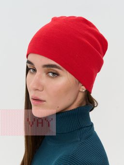 Шапка женская 5232-8436. 0608 алый