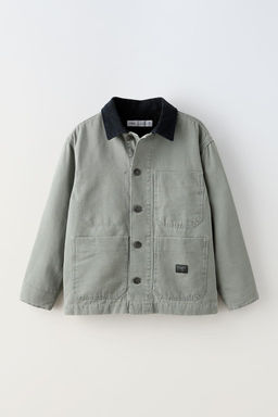 CANVAS OVERSHIRT - Zara фото 4