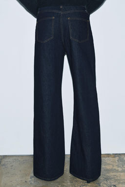 ZW COLLECTION HIGH-WAIST WIDE-LEG JEANS - Zara фото 11