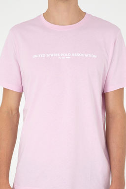 Мужская розовая футболка - U.s. polo assn фото 6