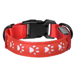 ВИА Светодиодный ошейник "Нокко", красный, размер L, 2,5x60см 88кит09