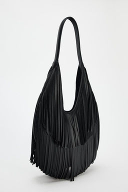 FRINGED TOTE BAG - Zara фото 3