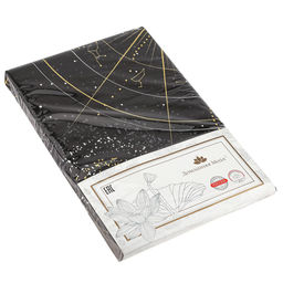 Пододеяльник 2-х спальный на пуговицах Созвездие, черный 175х215см, бязь Комфорт 121г/м2, хлопок 100%, упаковка классическая ПВХ 28х41см, Домашняя мода (Россия)  фото 2