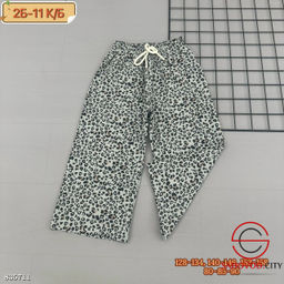 Штаны для девочки с принтом