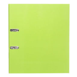 Пaпкa-регистратор А4 75мм Calligrata ламинированная, светло-зеленый  фото 4