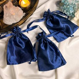 Мешочек: Атлас синий (3 шт)