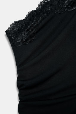 CUT-OUT LACE DRESS - Zara фото 10
