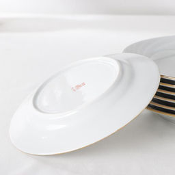 Сервиз столовый Добрушский завод «Голубка», 18 предметов: d=17.5 см, d=20 см, d=24 см, фарфор, белый