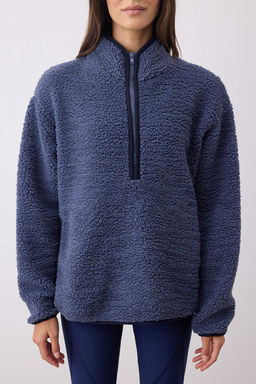 Indigo Pelus Orme Spor Sweatshirt THMAW23SW00021