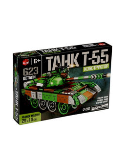 UNICON Конструктор "Танк Т-55", 623 детали