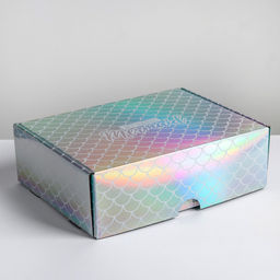 Цена за 2 шт. Коробка подарочная складная, упаковка, «My sweet Mermaid», 30.5 х 22 х 9.5 см