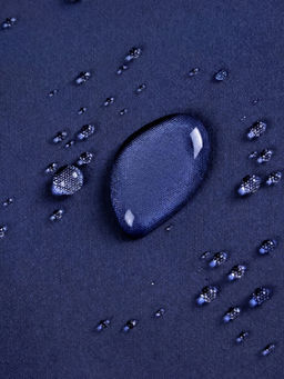 Ветровка мужская софтшелл виндстоппер с капюшоном спортивная темно-синего цвета 9617_1TS