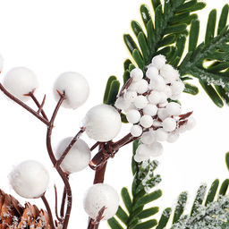 Ветка декоративная новогодняя, 32×13×5 см