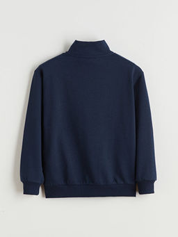 Dik Yaka Erkek ?ocuk Sweatshirt