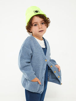 V Yaka Uzun Kollu Erkek Bebek Triko H?rka - Waikiki фото 3