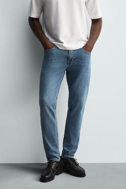 JEANS SLIM FIT / Azul medio - Zara фото 2