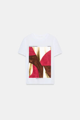 METALLIC PRINT T-SHIRT - Zara фото 7