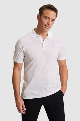Erkek A__k Gri Regular Fit Polo Yaka Ti__rt - U.s. polo assn фото 3