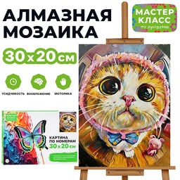 Картина по номерам "Большие глаза" 30х20 см.