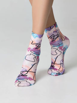 Цена за 2 пары. Носки Классические CONTE FANTASY Плотные носки с рисунком Fantasy mix - Conte elegant фото 3