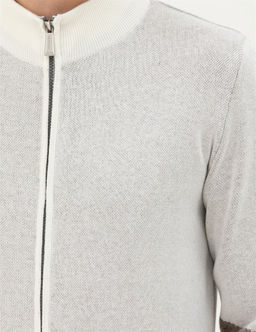 Ekru Slim Fit Fermuarl_ Triko H_rka - Pierre cardin фото 7