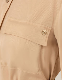 Bej Midi G_mlek Elbise - Pierre cardin фото 7