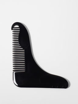 Цена за 5 шт. Расчёска - гребень для усов и бороды, 12×10 см, чёрная