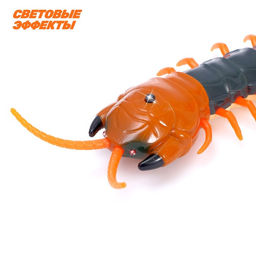 Животное радиоуправляемое Сороконожка, работает от аккумулятора, свет, МИКС - Simaland фото 3