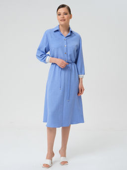 Платье с рукавом 3/4