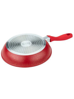 Сковорода с крышкой 18х4 см (1 л) с АПП, цвет: красный/золотой, арт. 5050-RD/GD-18. - D.L.K. фото 4