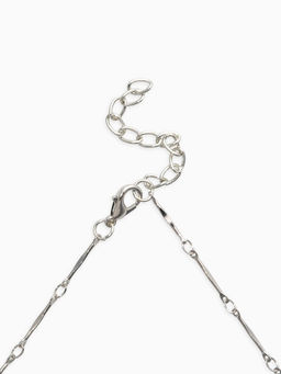 Колье «Морской вайб», L=40 см, цветное в серебре