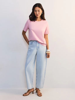 Базовая футболка из хлопка REGULAR0526-92 / Zarina фото 2