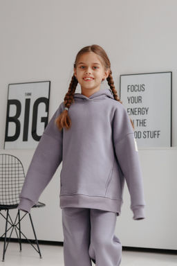 Бомбер утепленный, меланж - Inzibe фото 40