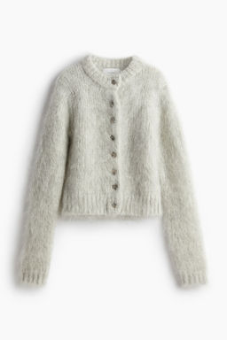 Mohair-blend cardigan - H&m фото 5