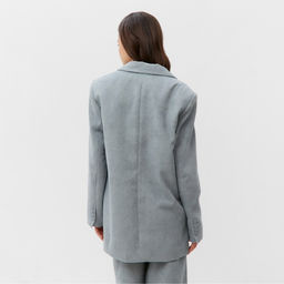 Пиджак женский MIST Velvet, размер 46-48 (L-XL), серый