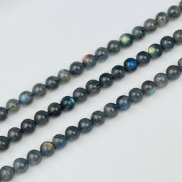 Бусины для украшений из Лабрадора (60 бусин) 39 см