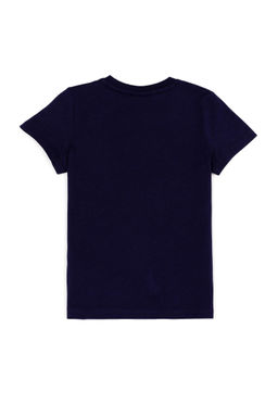 Темно-синяя футболка для мальчиков Basic - U.s. polo assn фото 5
