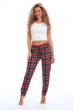 Брюки пижамные женские в клетку
