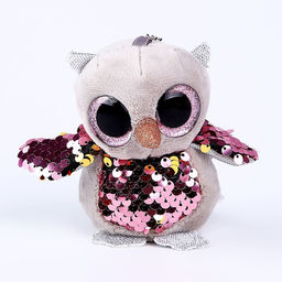 Мягкая игрушка Сова, на брелоке, 10 см, цвета МИКС - Simaland фото 7