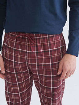 Standart Kal?p Ekose Erkek Pijama Alt