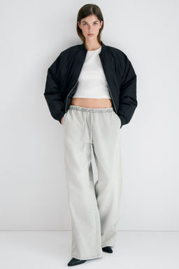 Pantal?n denim con cintura el?stica - H&m фото 6