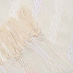 Дорожка на стол Этель бежевая 30×180 см, 100% п/э