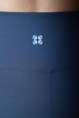 Antrasit Soft F?rcal? Kumas Reflektor Bask? Detayl? Tam Boy Orme Spor Tayt THMAW25TY00020