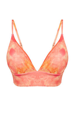 Soyut Desenli Ucgen Mix&Match Bikini Ustu TBESS21BU0343