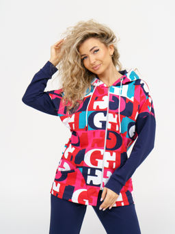 919 Костюм "Буквы/индиго"