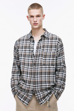 Camisa de franela Loose Fit