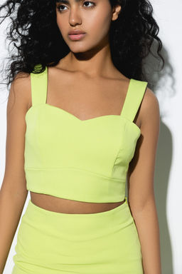 Укороченная блузка-топ корсетного дизайна - Incity фото 2